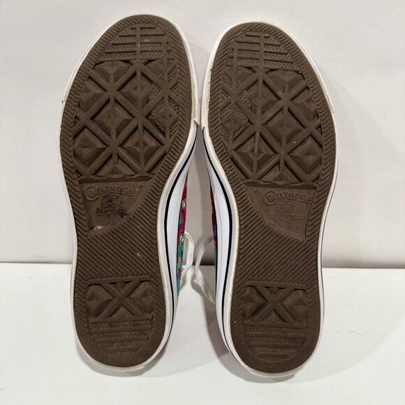 Converse Chuck Taylor Pixel Shoes  W6/M4 Pink Blue White Canvas Lace Up Sneakers - Picture 9 of 11